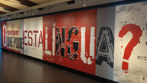 Foto tirada no Museu da Língua Portuguesa, em São Paulo/João Paulo Silva 