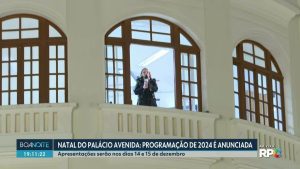 Espetáculo de Natal do Palácio Avenida anuncia programação para 14 e 15 de dezembro em Curitiba; veja detalhes