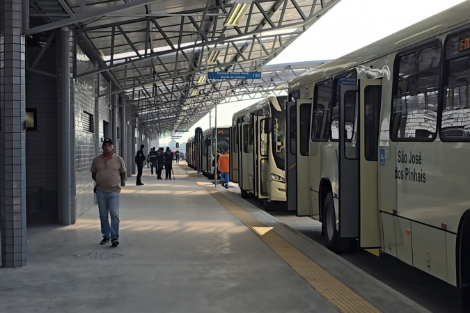 Amep faz melhorias em linha do transporte metropolitano de São José dos Pinhais