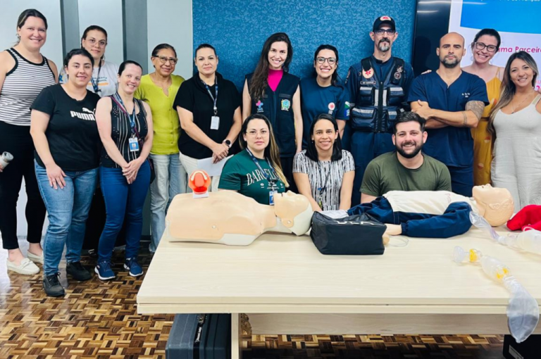 Servidores das UBS’s participam de capacitação junto a equipe do SAMU