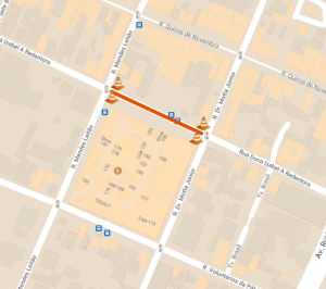 Prefeitura informa sobre bloqueio de via para chegada do Papai Noel no Shopping São José neste sábado (09)