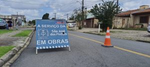 Prefeitura de São José dos Pinhais realiza obras na Rua Professor João da Costa Viana