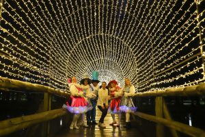 Natal Encanto e Luz 2024: Mais de 100 mil lâmpadas transformam o Parque São José em um cenário mágico