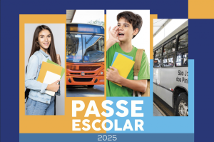 Com subsídio de 50% no valor da passagem, cadastro do Passe Escolar e Universitário 2025 começa amanhã (05)