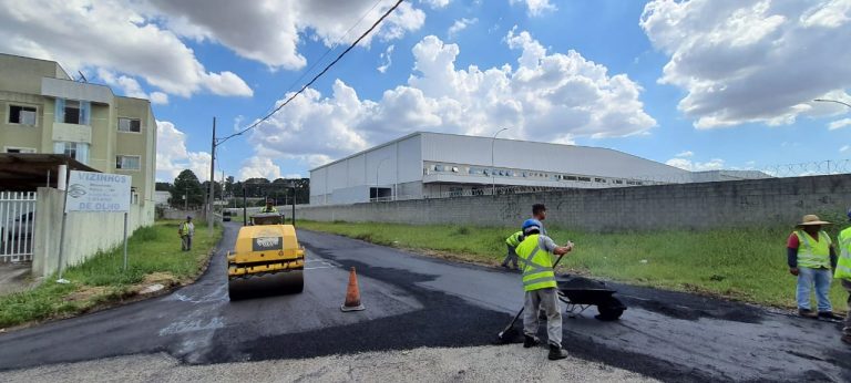 Rua dos Pintassilgos, no Aviação, recebe pavimentação e melhorias na infraestrutura viária