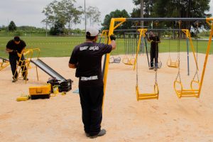 Espaços de lazer do Parque São José recebem manutenção e melhorias