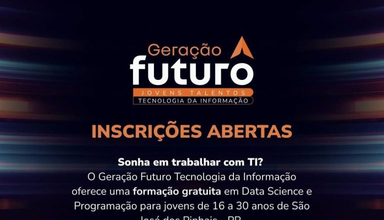 Geração Futuro abre inscrições para formação gratuita em Tecnologia da Informação