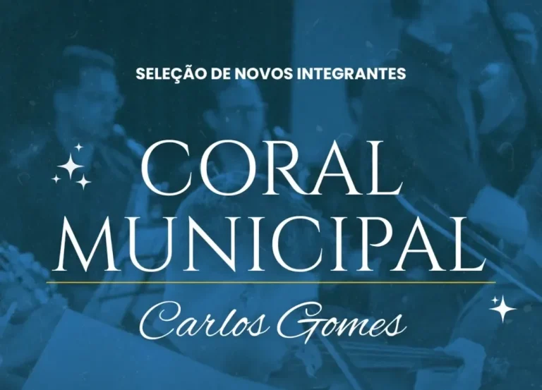 Últimos dias para se inscrever no Coral Municipal Carlos Gomes