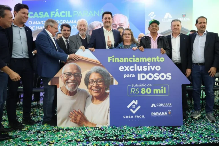 Governo do Paraná vai liberar R$ 80 mil para idosos comprarem casa própria