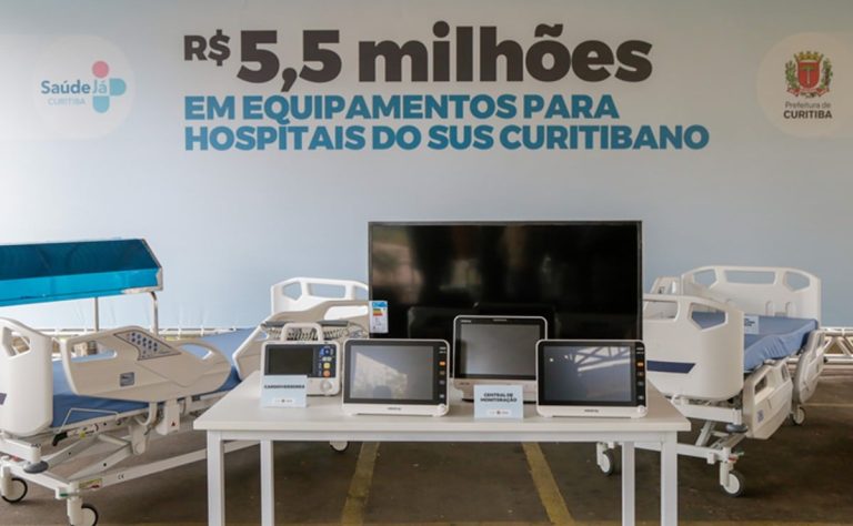 Hospitais que atendem o SUS em Curitiba recebem R$ 5,5 milhões em equipamentos