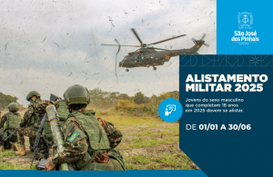 Prazo para o alistamento militar 2025 em São José dos Pinhais encerra na segunda-feira (30) 