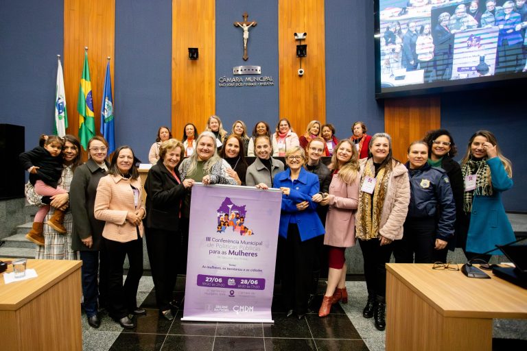 Conferência Municipal reúne mais de 180 mulheres para fortalecer protagonismo feminino em São José dos Pinhais