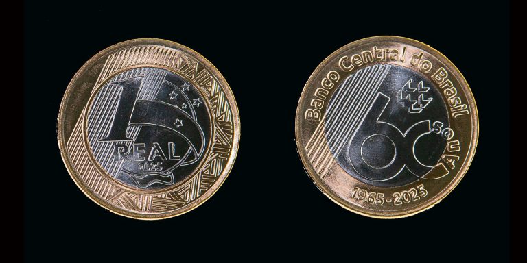 Banco Central lança moeda comemorativa de R$ 1 pelos 60 anos do órgão