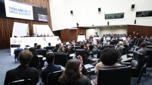Comunicação PU 2025: 6ª edição do Parlamento Universitário supera expectativas dos organizadores