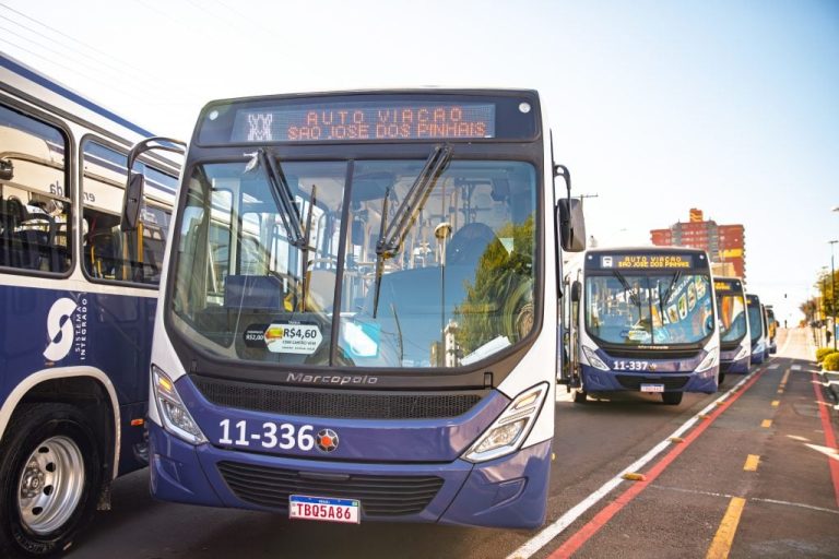 Novos ônibus começam a circular em São José dos Pinhais nesta sexta