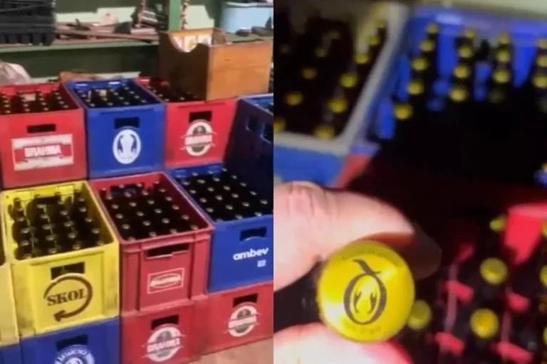 Fábrica clandestina de bebidas no Paraná produzia cervejas e uísques falsificados