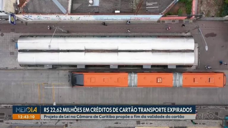 Projeto de lei propõe fim do prazo de validade dos créditos nos cartões-transporte em Curitiba