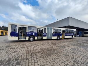 São José dos Pinhais testa ônibus articulado a partir desta segunda-feira