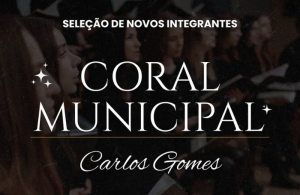 Coral Municipal Carlos Gomes abre inscrições para novos integrantes