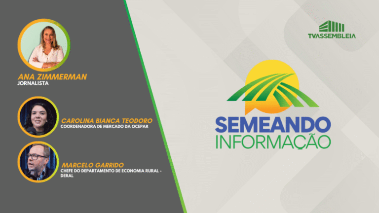 TV Assembleia: cenário de exportações do agronegócio paranaense é discutido no Semeando Informação