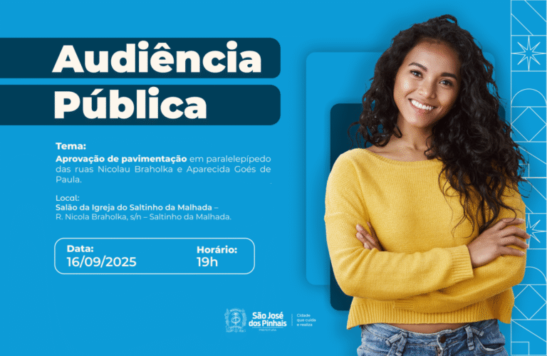 Prefeitura convida moradores para audiência pública sobre pavimentação no Saltinho da Malhada