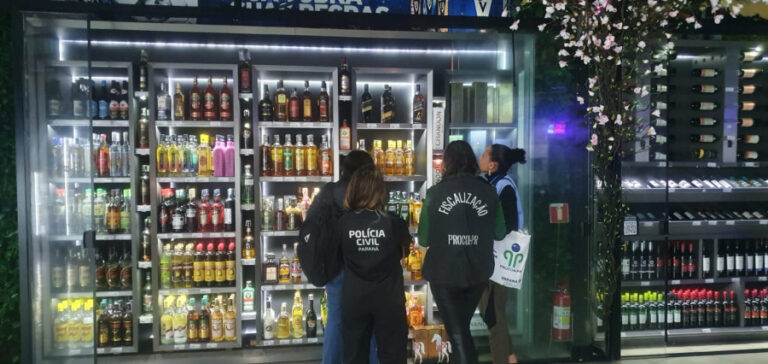 PCPR realiza operação de fiscalização de bebidas em São José dos Pinhais