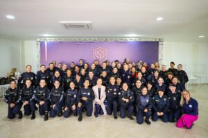 Encontro Rosas de Aço reúne mais de 60 mulheres Guardas Municipais em São José dos Pinhais