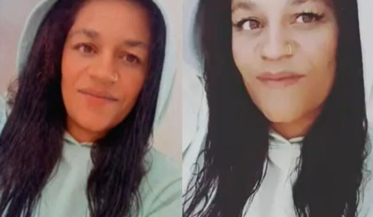 colagem com fotos de diarista desaparecida em s&atilde;o jos&eacute; dos pinhais