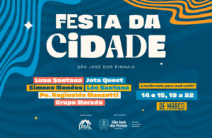 Festa da Cidade promete agitar São José dos Pinhais com seis dias de shows gratuitos