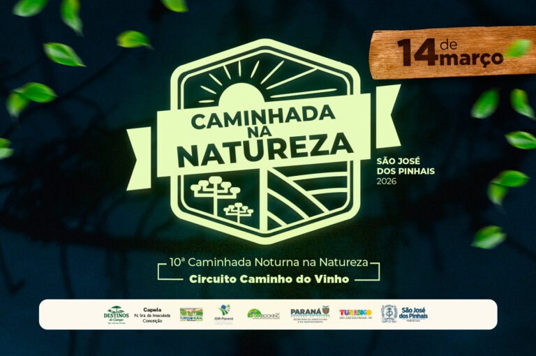 10ª edição da Caminhada Noturna na Natureza de São José dos Pinhais será no dia 14 de março. Saiba mais!