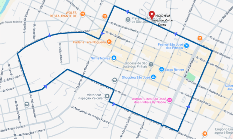 Confira bloqueios e desvios de trânsito em São José dos Pinhais para os próximos dias