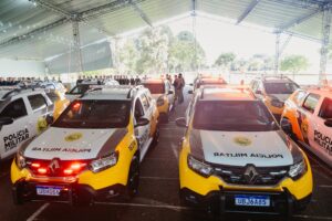 São José dos Pinhais recebe 24 viaturas e novos armamentos em pacote histórico de investimentos na segurança pública
