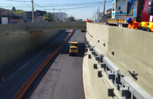 Trincheira da Avenida das Américas entra na fase final de obras e bloqueio deve ser liberado nos próximos dias
