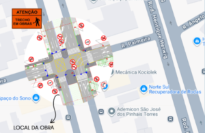 Obras de interligação viária alteram trânsito no bairro São Pedro a partir de segunda-feira (1º)