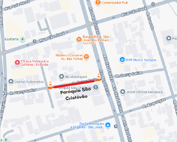 Trânsito em São José dos Pinhais terá bloqueios durante eventos neste fim de semana. Confira!
